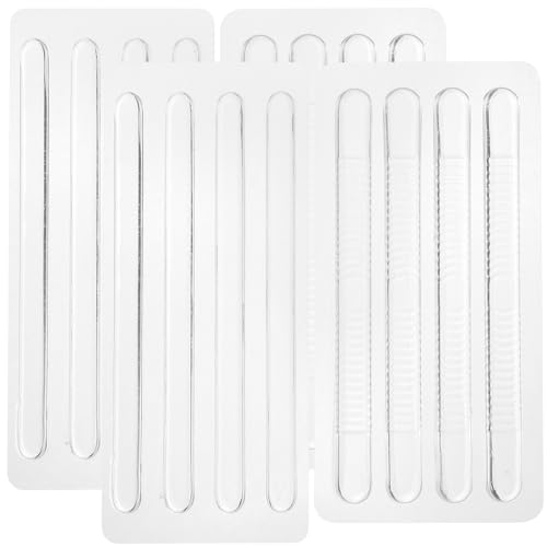 EXCEART Plantillas Gel Transparentes 16 Piezas