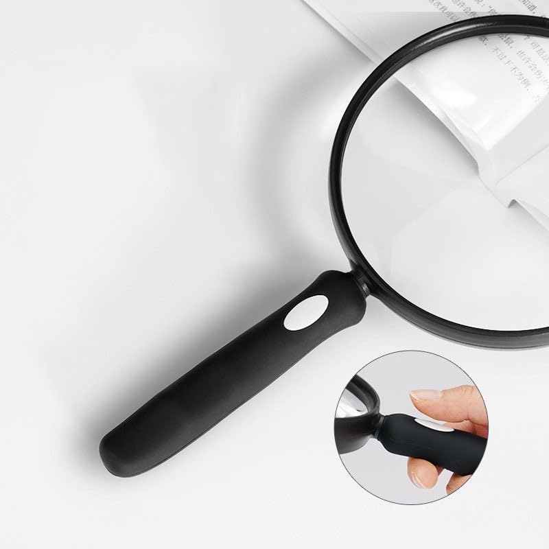 Soft Handle Magnifier for Elderly Reading Home Optical Lens Magnifying Glass