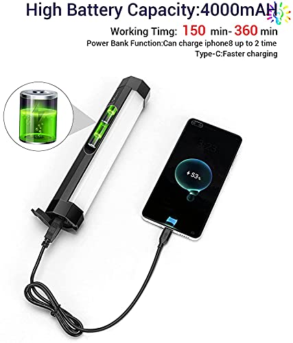 LUXCEO P200 LED Videoleuchte Leuchtstab Handheld Fotografie Licht Wasserdichtes 200-mm RGB Röhrenlicht,eingebauter… – Bild 7