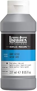 Liquitex 5320599 Professional Neutral Gray Gesso Surface Prep Medium, 237 ml