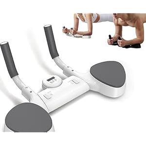 Portable Multi-Function Timing Plank Trainer, Abs Push Up Board, Chest Muscle Waist and Abdomen Training Equipment, Home…