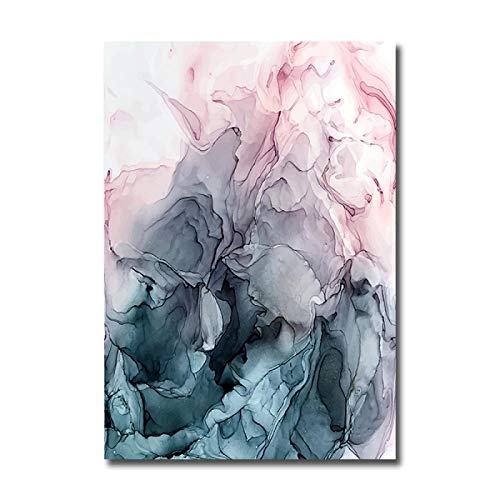 Peinture abstraite d'art mural pour transformer un mur vide en salon moderne 60x80cm - 2