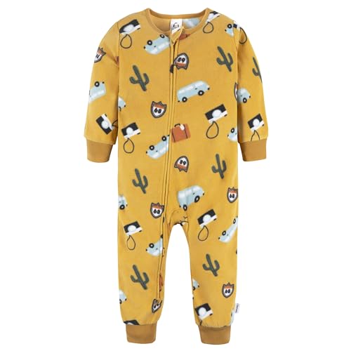 Gerber Baby Boys' Flame Resistant Fleece Footless Pajamas 3-Pack2