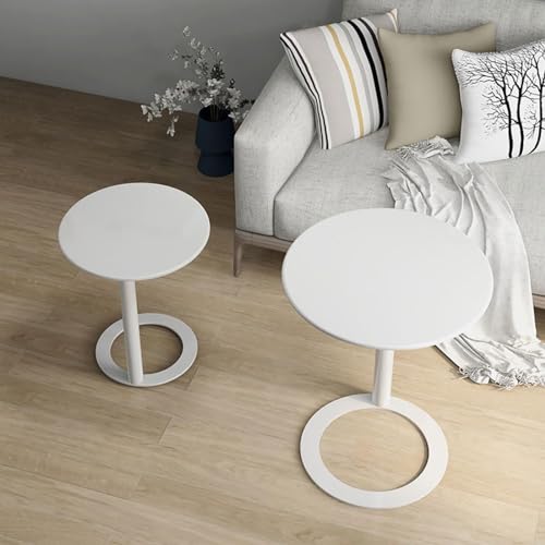 Mesa auxiliar para sofa que ahorra espacio en salones pequeños 5