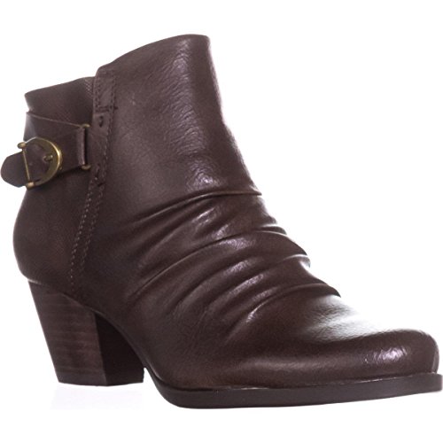 BareTraps Womens Reliance Almond Toe Ankle Fashion Boots, Black, Size 6.0