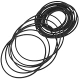 SOLUSTRE 40 Stück Quadratische Kassettenriemen aus Gummi 1mm für Kassettenrekorder DVD Laufwerke und Videorekorder Langlebige Antriebsriemen für Reparatur und Wartung