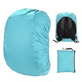 M METERXITY Waterproof Backpack Rain Cover, 15L-25L Waterproof Backpack Cover, Bag Rain Cover with a Carry Pouch for Hiking/Biking/Camping/Outdoor Traveling [Lake Blue]