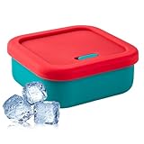 Cajas de Silicona con , Hermética Reutilizable con Válvula de Evacuación - Almacenamiento Congelador y de Snacks - Para Preparación Comida Almuerzo Congelador Microondas Lavavajillas Maai