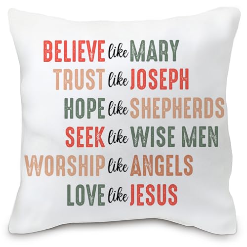 Jesus Christmas Pillow Cover