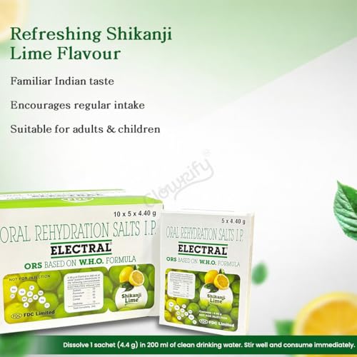 Image of ELECTRAL Oral Rehydration Salts I.P., Shikanji Lime