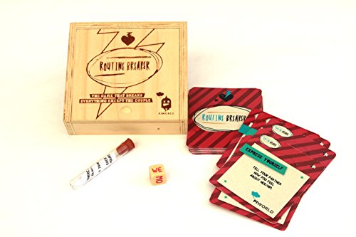 PI World Routine Breaker - Game for Couples - Adult Card Game - Romantic Valentine's Gift. Perfect Anniversary, , Wedding, Bachelorette & Couples Gift