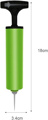 Miniatura 5 de U-M Bomba de aire para fútbol, fútbol, anillo de natación, bomba de aire, bola inflable, bomba de aire de mano de plástico reutilizable con