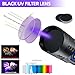 DARKBEAM 365nm UV Flashlight Black Light with Filter, Powerful Blacklight USB-C Rechargeable LED Mini Water Resistant- Detector for Pet Urine, Uranium Glass- Resin Curing- Blood Tracking