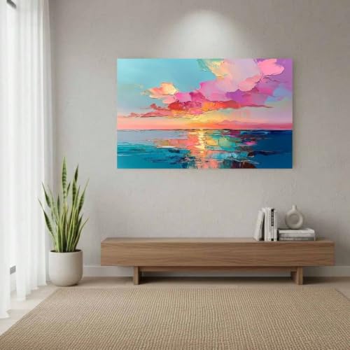 Impression sur toile marine pour salon et chambre déco Reflets de l'océan