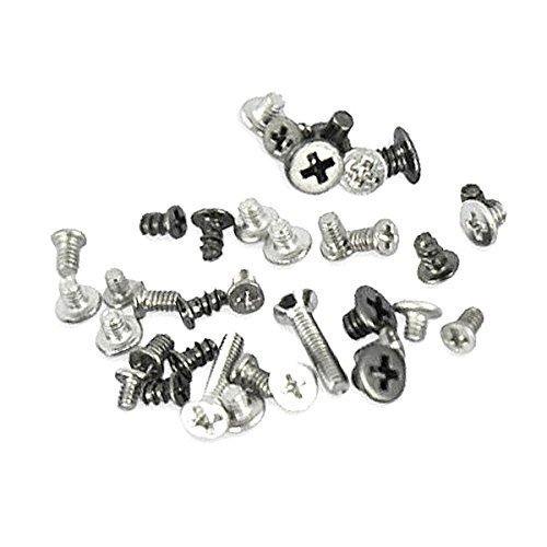 T-shin Full Set Screws Replacement Repair Parts with Bottom Pentalob Screws for ipad with Compact Protective PP Storage Box (ipad air/air 2)