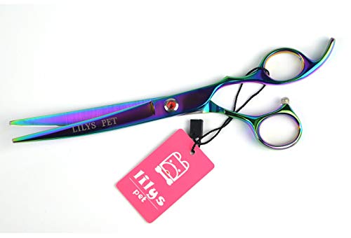 image for LILYS PET Professional PET DOG Grooming Coated Titanium scissors suit 