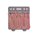 Handmade Oven Skirts, Oven Skirt Curtain Cover, Handmade Oven Skirts, Heat-Resistant Fabric, Adjustable Fit, Dishwashers Under Kitchen Sinks and Washing Machines (E)
