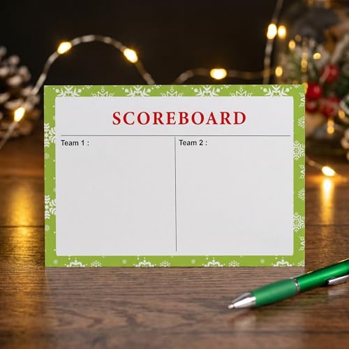 60 Pcs Christmas Family Feud Juego Navideño de Preguntas miniatura 7