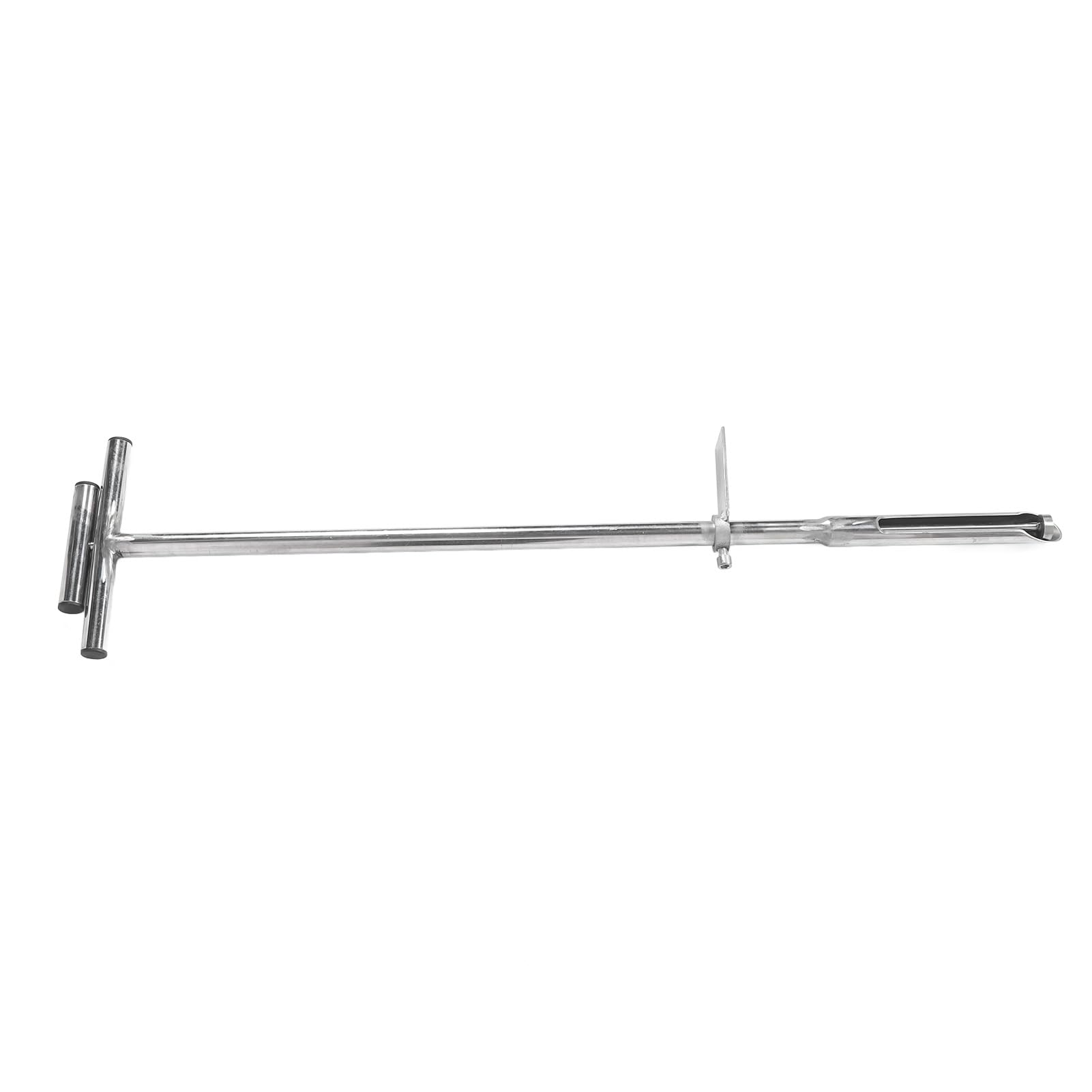 Sonda de muestreo de suelo Chhelihl, para jardineros profesionales, de 40 pulgadas de largo, construcción de acero inoxidable, con pedal del pie de eyectores, para muestreo del