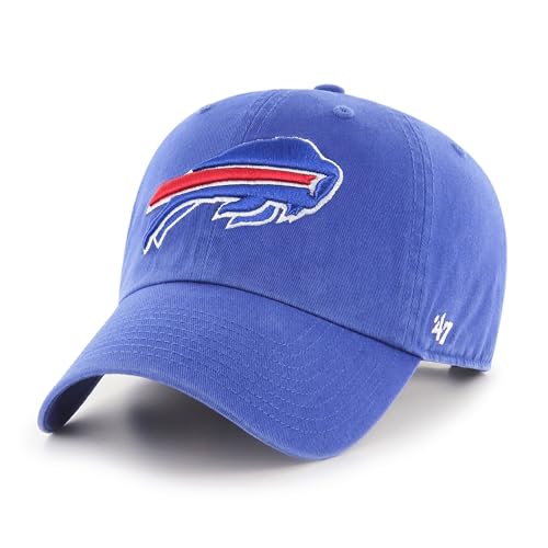 47 Mens Buffalo Bills Brand Royal Blue Cleanup Adjustable Hat