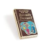 Pinsanity 'Handbook for the Recently Deceased' Enamel Lapel Pin