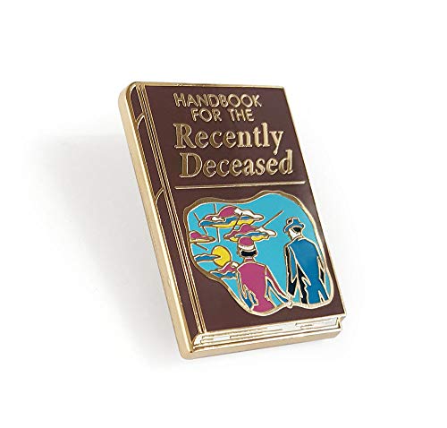 Pinsanity 'Handbook for the Recently Deceased' Enamel Lapel Pin