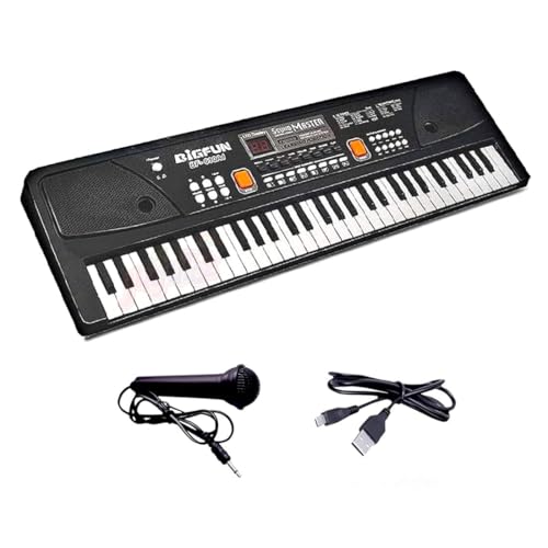Electronic Digital Piano Keyboard 61 Keys – Multi-Function Portable Piano Keyboard Electronic Organ with Charging Function for Beginners. Electronic Digital Piano Keyboard 61 Keys – Multi-Function Portable Piano Keyboard Electronic Organ with Charging Function for Beginners.