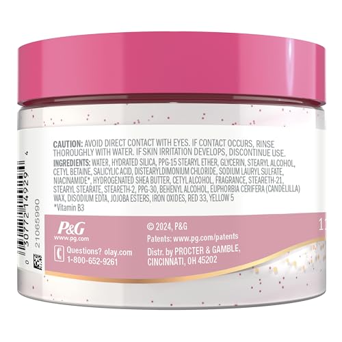 Olay Body Indulgent Mineral Scrub, Skin Exfoliating & Massaging Pearls, Nourishing Soft & Gentle Formula, Renewing BHA, Vitamin B3 Complex, Luxurious Fragrances, Wild Rose & Cherry Creme Scent, 11 oz - image 9