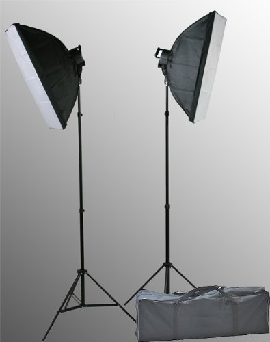 Video Lighting Kit Photo Studio Kit 2000 Watt Continuous Portrait Studio Lighting Kit With Carrying Case - 2 Light Stands, 2 Softboxes, 2 Light Heads W/5 Bulbs, 10 Photo Bulbs By Fancierstudio Ul9026S #TOP1