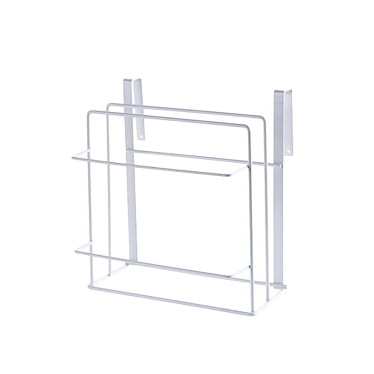 Estante de pared de hierro blanco para repasar el orden en tu cocina