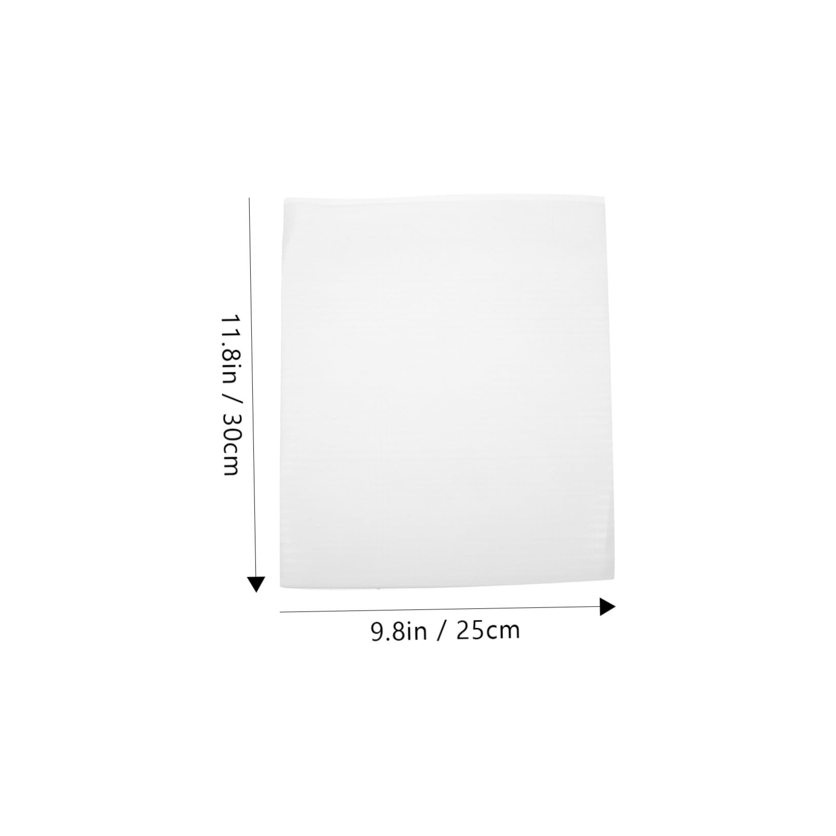 Housoutil 25x30cm Epe Foam Sheets for Packaging 50pcs Shockproof Wrap Pouches for Glassware Foam Corners Packing Cushion Pouches