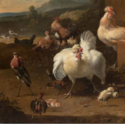 Moderne art murale impression de la ménagerie de Hondecoeter