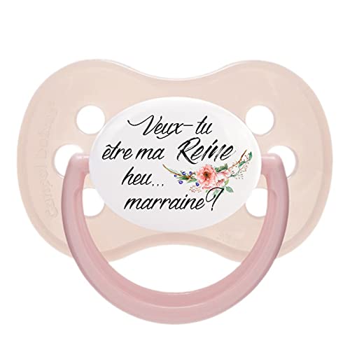 C'est moi qui décide Tétine sucette bébé personnalisée demande marraine Cover