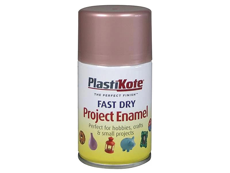SuperGift.com Fast Dry Project Enamel Spray Paint, Perfect for Hobbies and Crafts (Rose Gold, 100ml)