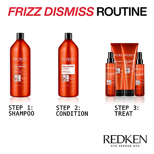 Redken Frizz Dismiss Conditioner For Frizzy Hair Moisturize, Detangle & Protect From Frizz , Sulfate Free , 10.1 Fl. Oz (Pack Of 1) #TOP2