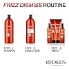Redken Frizz Dismiss Shampoo | For Frizzy Hair | Smooths Hair & Manages Frizz | Sulfate Free | 33.8 Fl Oz