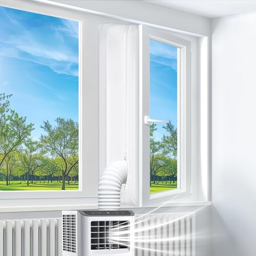 Klimaanlage Fensterabdichtung, Fensterabdichtung Für Mobile Klimageräte, Air Conditioner Window Seal, 400cm Hot Air Stop Geeignet Für Fenster, Flügelfenster, Dachfenster, Kein Bohren, Weiß Klimaanlage Fensterabdichtung, Fensterabdichtung Für Mobile Klimageräte, Air Conditioner Window Seal, 400cm Hot Air Stop Geeignet Für Fenster, Flügelfenster, Dachfenster, Kein Bohren, Weiß