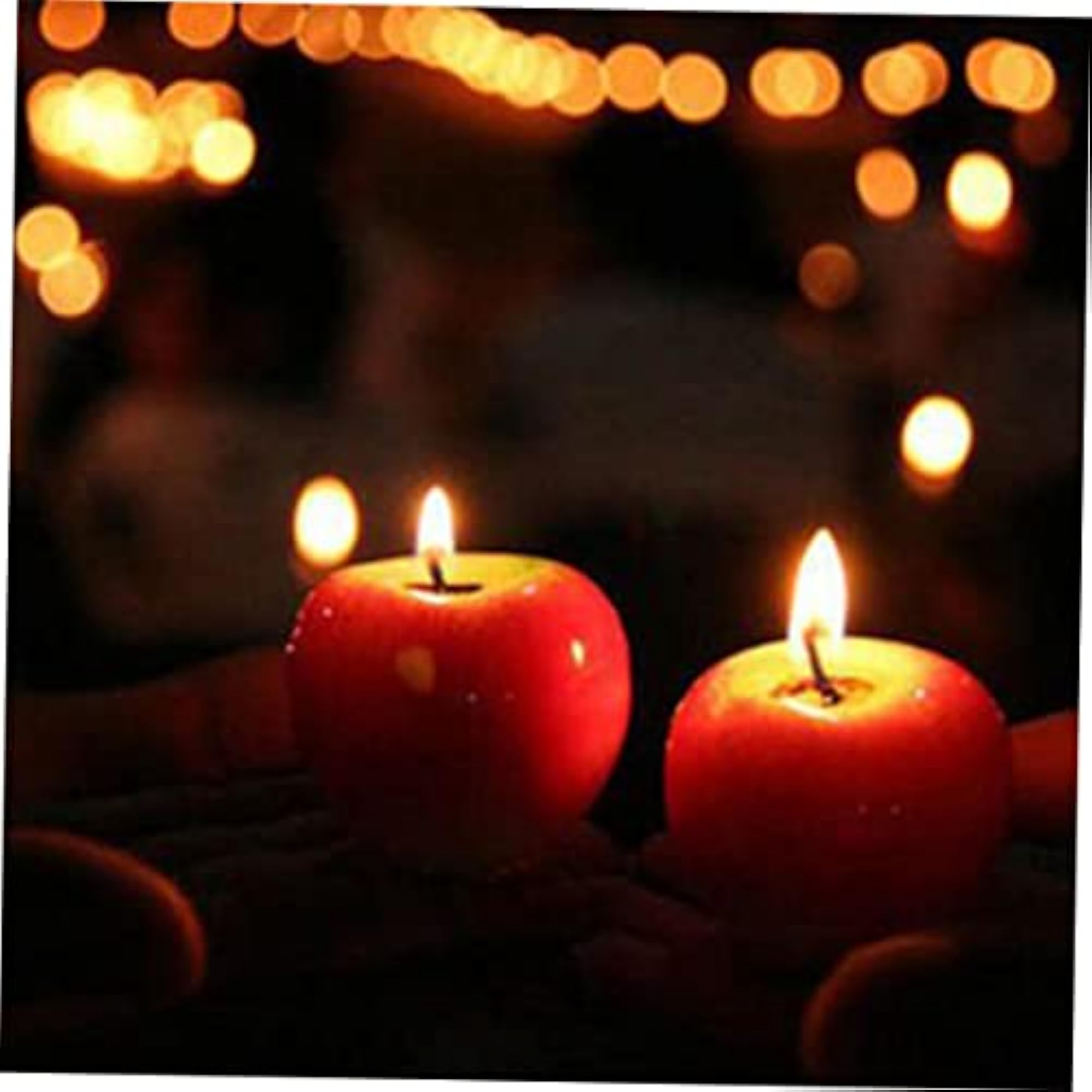 Mini Size Artificial Fruit Candles for Christmas Decorations