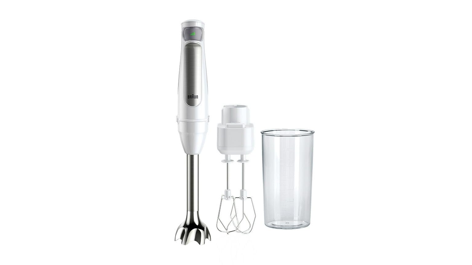Frullatore A Immersione Braun MultiQuick 7 – 1000W, ActiveBlade, SplashControl, Con Tritatutto 500ml E Doppia Frusta