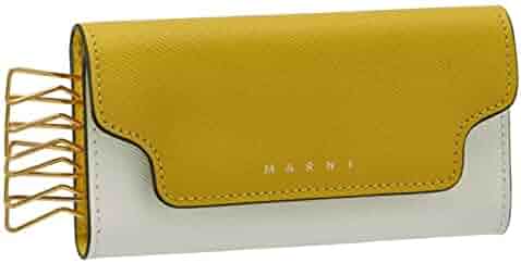 MARNI 6連キーケース レザー イエローとベージュ MARNI 6連キー