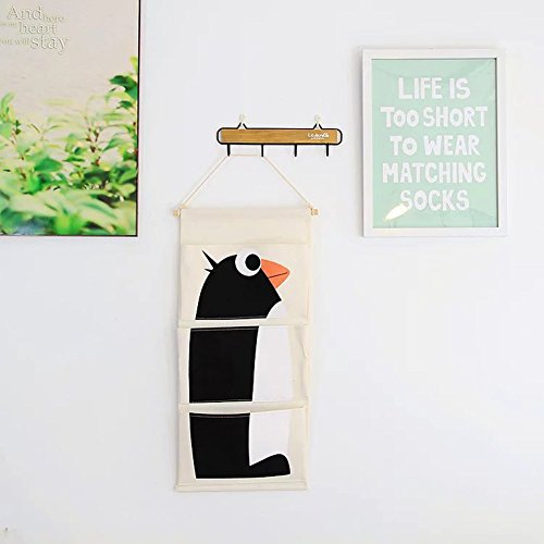 Linligoing, organizer di tela portaoggetti con 3