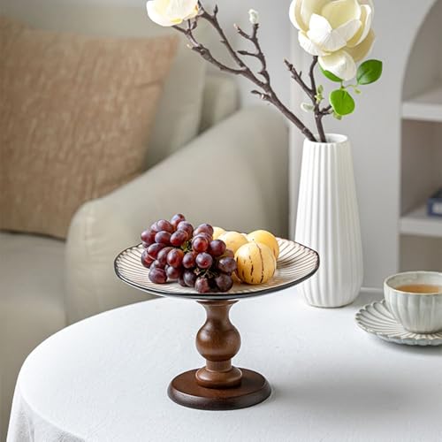 Bol à fruits pour table en céramique blanche et centre de table convivial