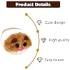 2 PCS Clockwork Mouse Toy Creative Toy Mouse Wind Up Mouse Funny Plush Mouse Toy for Cat Dog Pet(Random Color)