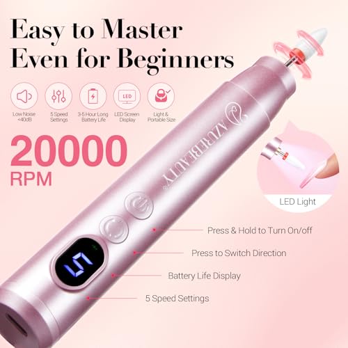 Azurebeauty FUS-AZ-0427 Dip Powder Nail Kit With Electric Nail Drill thumb #4