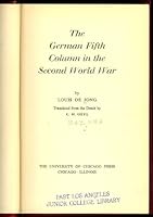 The German fifth column in the Second World War B0007EBGWA Book Cover
