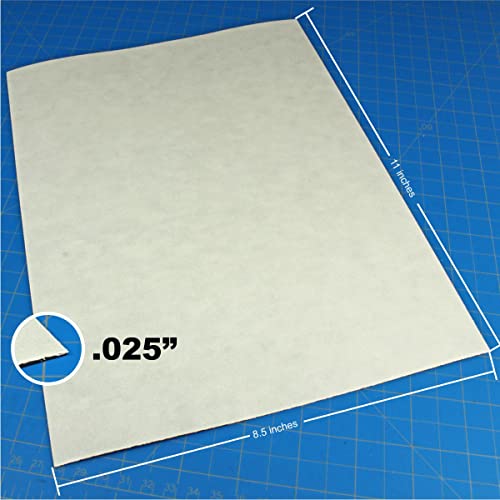 Image of LITKO Magnetic Receptive Sheet | 8.5x11, 25mil | Peel & Stick | Pack of 3 | Magnets stick to it - not a magnet itself | Lines mini transport cases | For Warhammer 40K, AoS, Old World, Legion & D&D