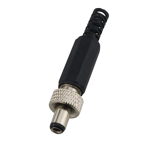 4 Juegos Conector Macho DC 5.5mm x 2.5mm con Hembra Rosca miniatura 3