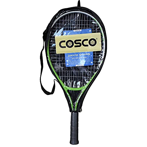 Image of Cosco 21 Aluminium Tennis Racquet, Junior 21-inch (Colour May Vary)