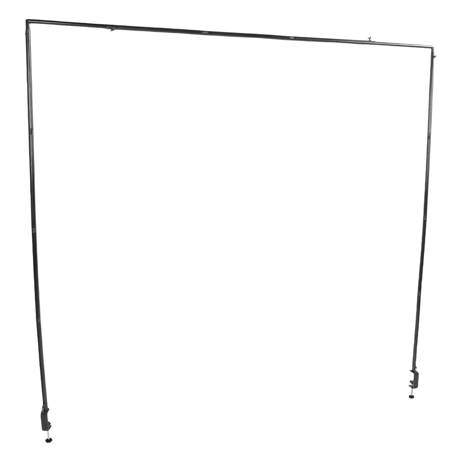 Soporte para de Globos sobre Mesa con Abrazaderas Ajustables 46-100 Pulgadas Altura 29-55 Pulgadas Hierro Soporte para Decoración de de Mesa para Fiestas Bodas Cumpleaños (Negra)