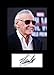 Produktbild Stan LEE 1 | Signierter Fotodruck | A5 Größe passend für 6x8 Zoll Rahmen | Maschinenschnitt | Fotoanzeige | Geschenk Sammlerstück